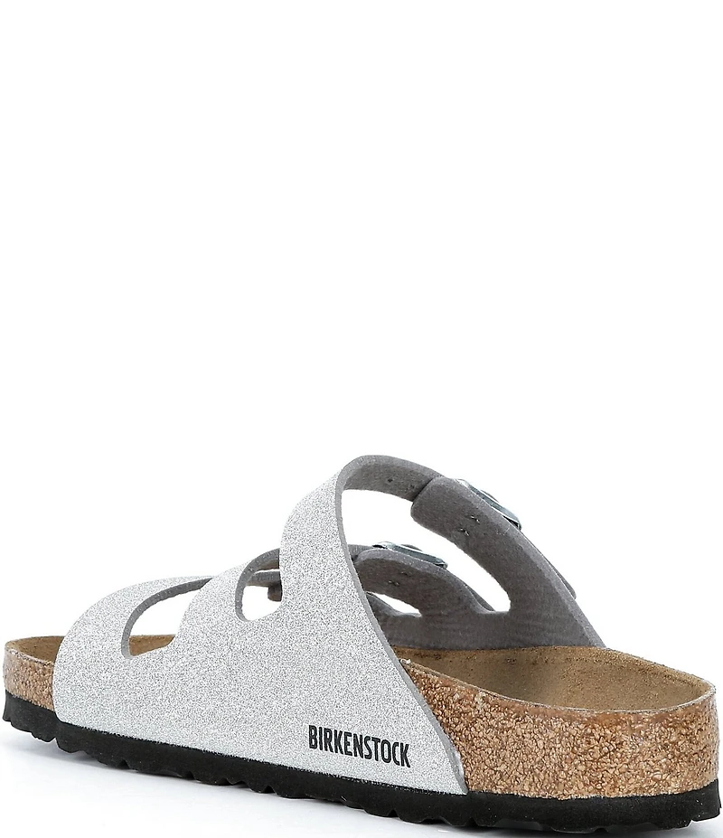 Birkenstock Women's Florida Glitter Triple Strap Slide Sandals