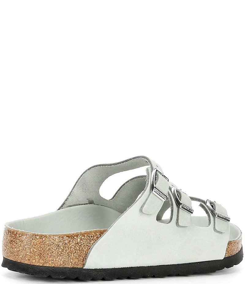 Birkenstock Women's Florida Nubuck Triple Strap Slide Sandals
