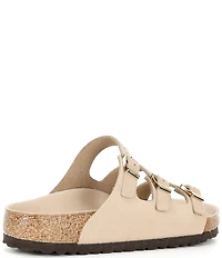 Birkenstock Women's Florida Nubuck Triple Strap Slide Sandals