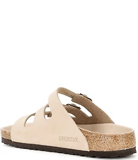 Birkenstock Women's Florida Nubuck Triple Strap Slide Sandals