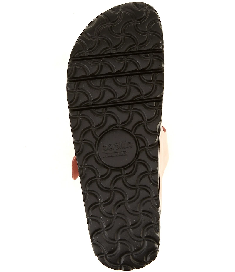 Birkenstock Women's Florida Platform Flex Nubuck Triple Strap Platform Slide Sandals