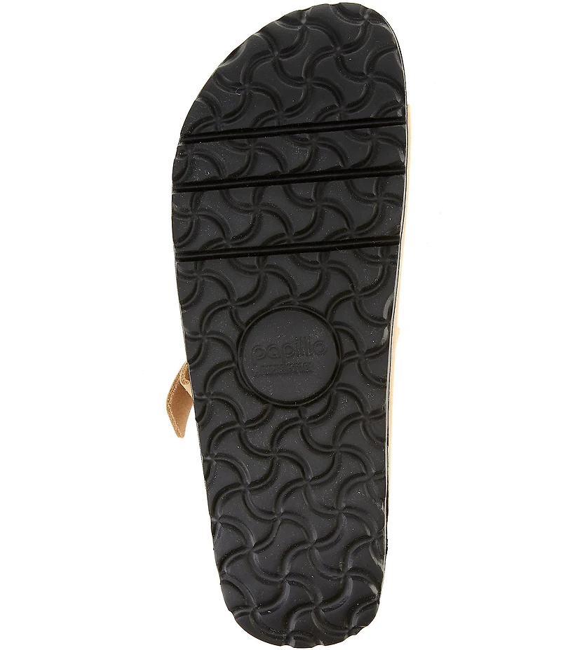 Birkenstock Women's Florida Platform Flex Nubuck Triple Strap Platform Slide Sandals