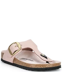 Birkenstock Women's Gizeh Big Buckle Printed Footbed Thong Sandals