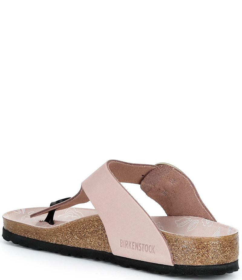 Birkenstock Women's Gizeh Big Buckle Printed Footbed Thong Sandals