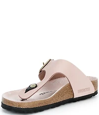 Birkenstock Women's Gizeh Big Buckle Printed Footbed Thong Sandals
