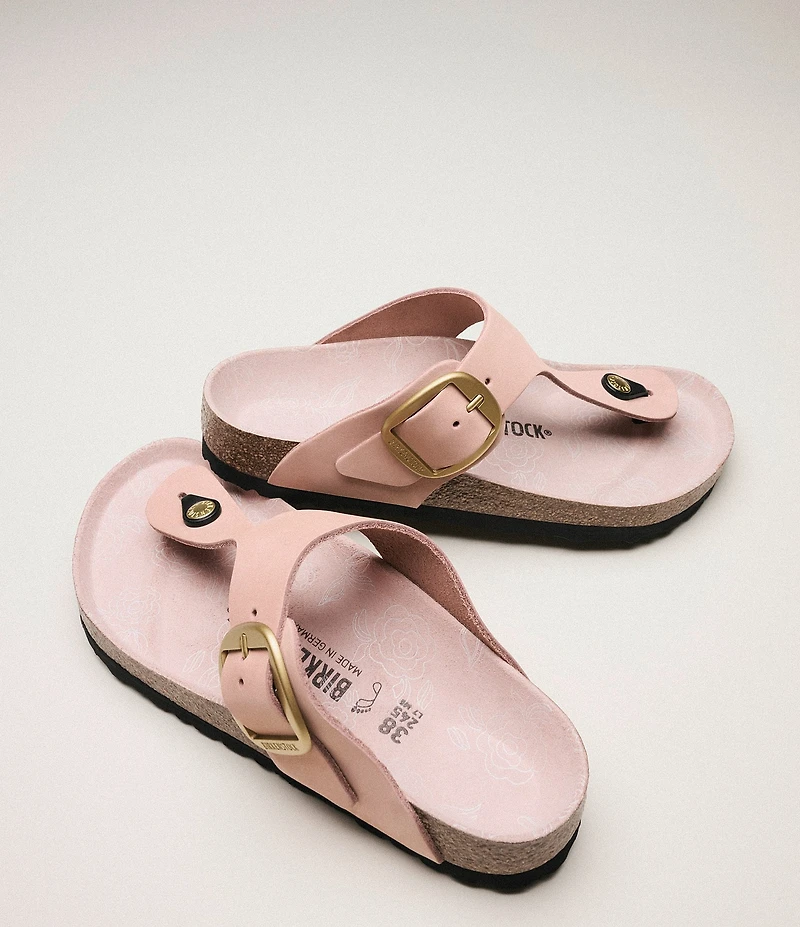 Birkenstock Women's Gizeh Big Buckle Printed Footbed Thong Sandals