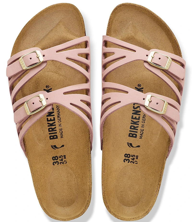 Birkenstock Women's Granada Nubuck Slide Sandals
