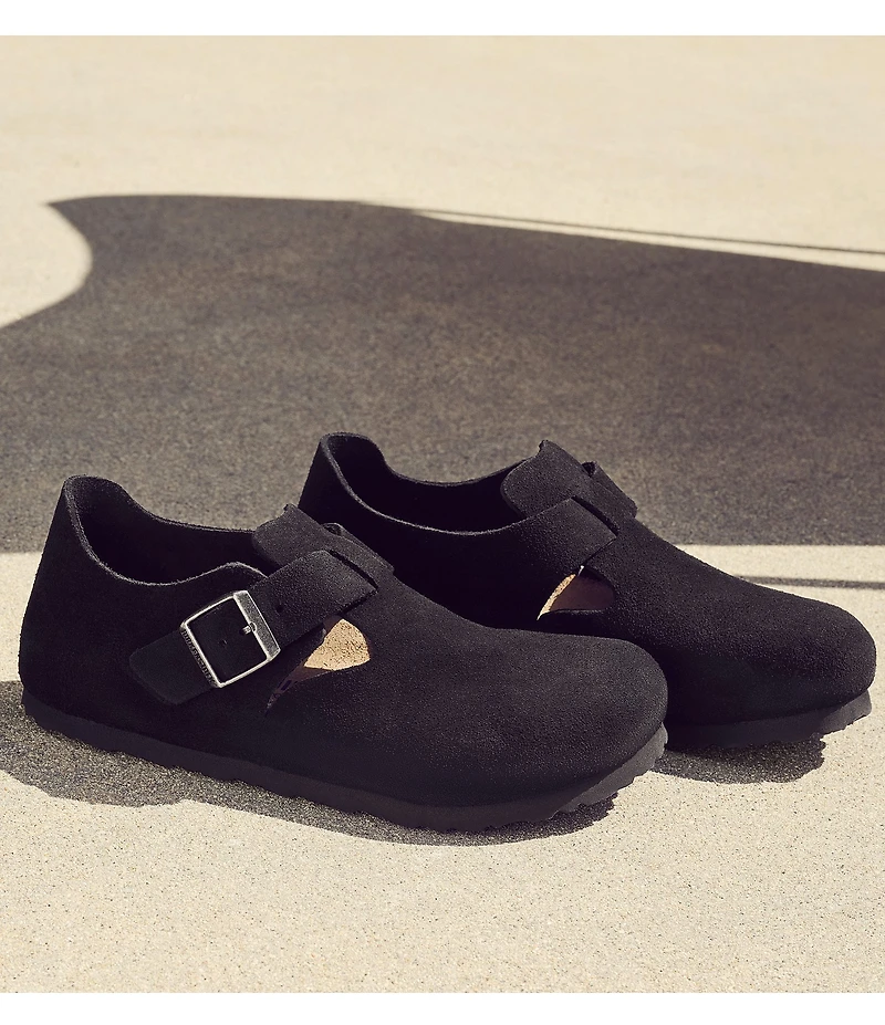 Birkenstock Women's London Suede Closed Back Clogs