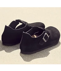 Birkenstock Women's London Suede Closed Back Clogs