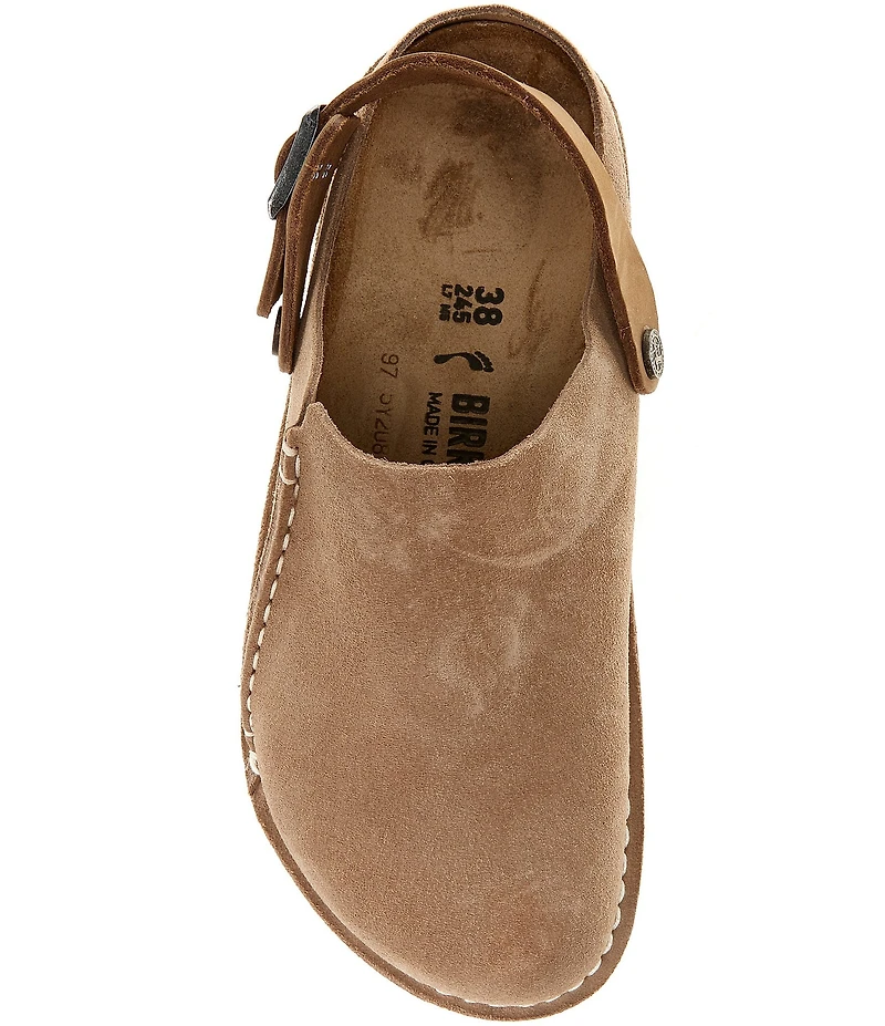 Birkenstock Women's Lutry 365 Suede Back Strap Clogs