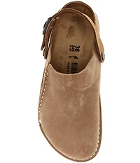 Birkenstock Women's Lutry 365 Suede Back Strap Clogs