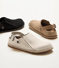 Birkenstock Women's Lutry 365 Suede Back Strap Clogs