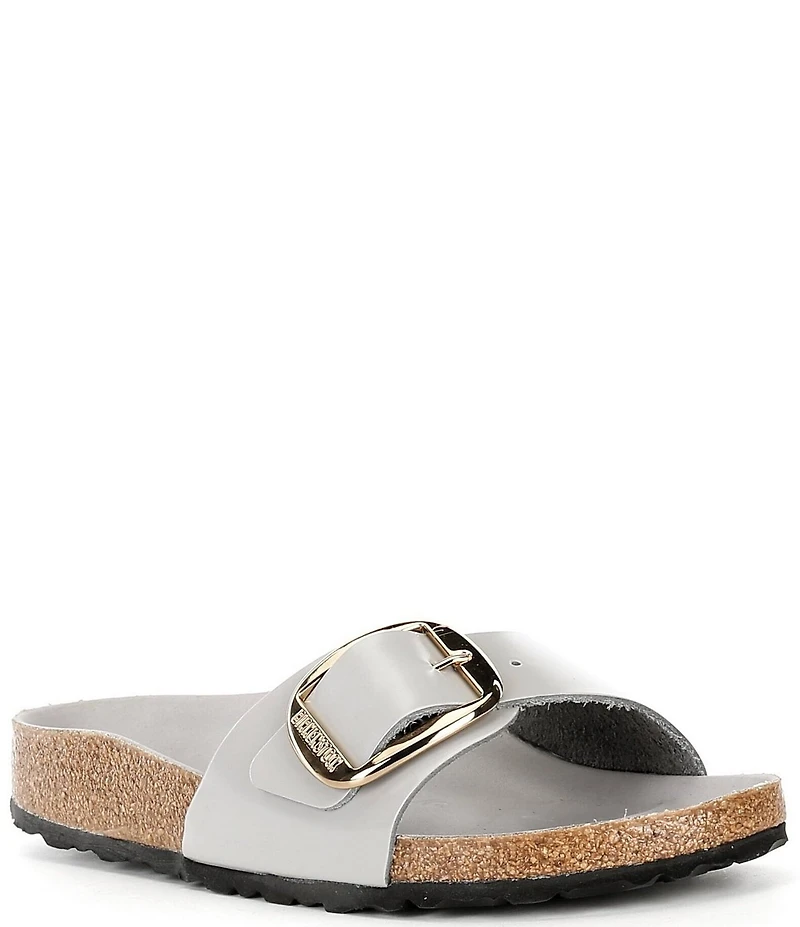 Birkenstock Women's Madrid Big Buckle High Shine Slide Sandals