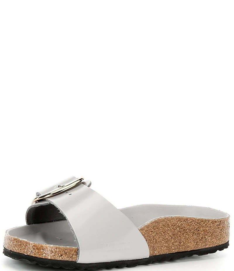 Birkenstock Women's Madrid Big Buckle High Shine Slide Sandals