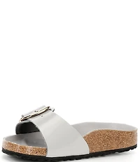 Birkenstock Women's Madrid Big Buckle High Shine Slide Sandals