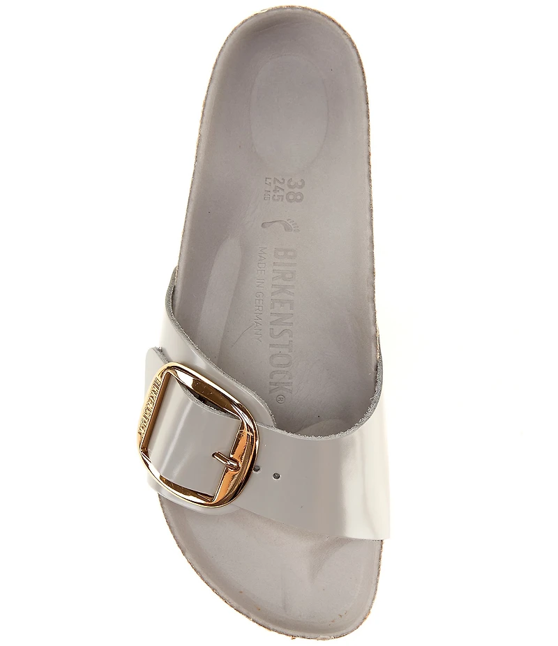 Birkenstock Women's Madrid Big Buckle High Shine Slide Sandals