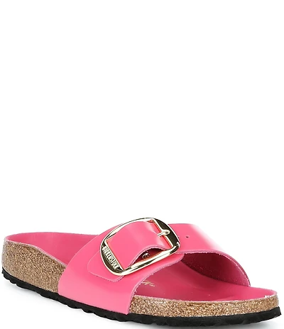 Birkenstock Women's Madrid Big Buckle High Shine Slide Sandals