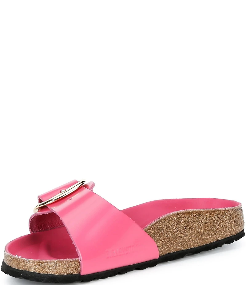 Birkenstock Women's Madrid Big Buckle High Shine Slide Sandals