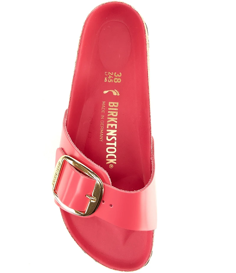 Birkenstock Women's Madrid Big Buckle High Shine Slide Sandals
