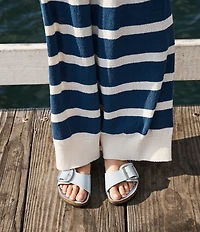 Birkenstock Women's Madrid Big Buckle High Shine Slide Sandals