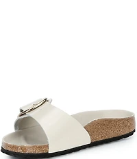 Birkenstock Women's Madrid Big Buckle High Shine Slide Sandals