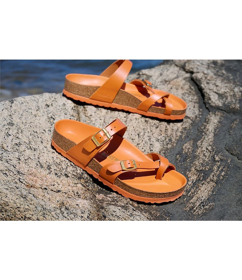 Birkenstock Women's Mayari Amalfi Leather Toe Loop Sandals
