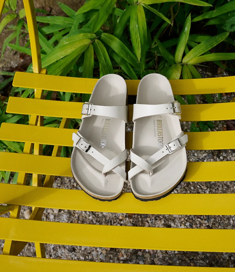 Birkenstock Women's Mayari Amalfi Leather Toe Loop Sandals