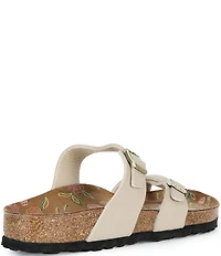 Birkenstock Women's Mayari Flowers Printed Footbed Toe Loop Sandals