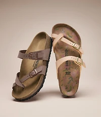 Birkenstock Women's Mayari Flowers Printed Footbed Toe Loop Sandals