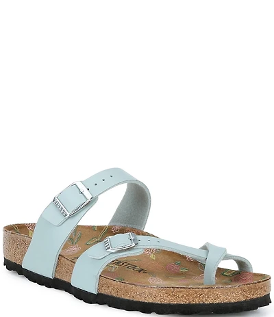 Birkenstock Women's Mayari Flowers Printed Footbed Toe Loop Sandals
