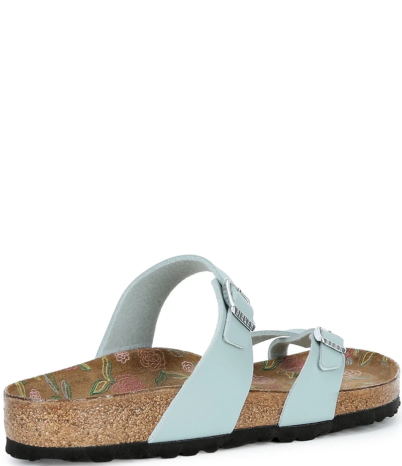 Birkenstock Women's Mayari Flowers Printed Footbed Toe Loop Sandals