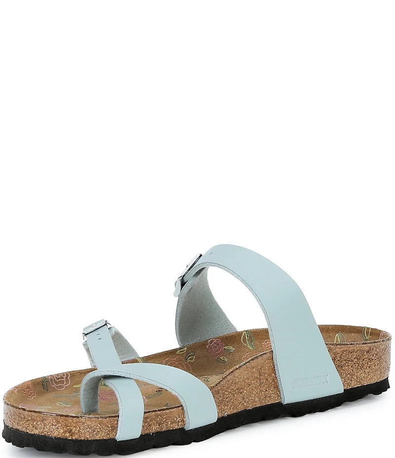 Birkenstock Women's Mayari Flowers Printed Footbed Toe Loop Sandals