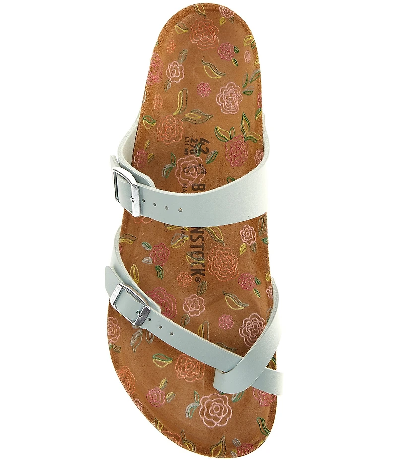 Birkenstock Women's Mayari Flowers Printed Footbed Toe Loop Sandals