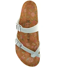 Birkenstock Women's Mayari Flowers Printed Footbed Toe Loop Sandals