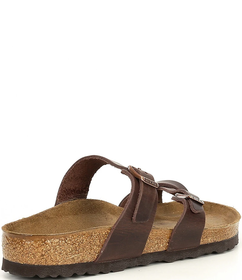 Birkenstock Women's Mayari Oiled Leather Toe Loop Sandals