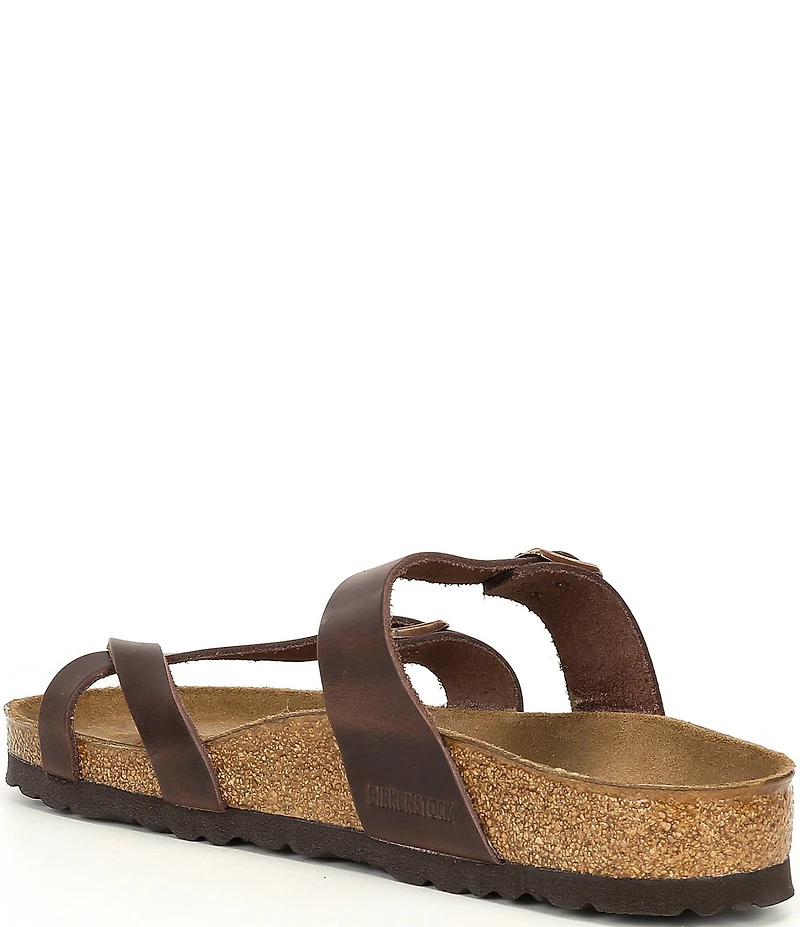 Birkenstock Women's Mayari Oiled Leather Toe Loop Sandals