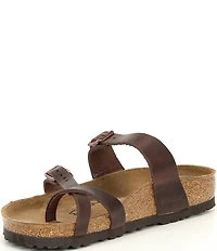 Birkenstock Women's Mayari Oiled Leather Toe Loop Sandals