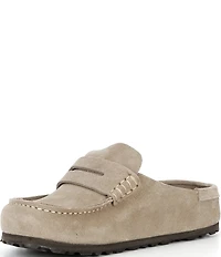 Birkenstock Women's Naples 2.0 Suede Penny Keeper Clogs