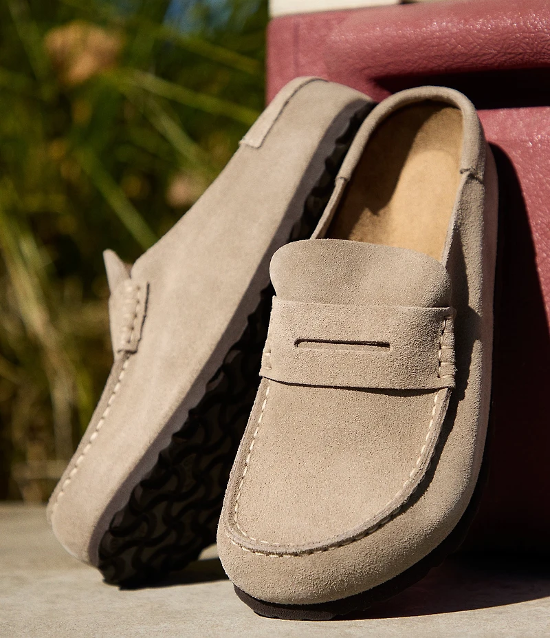 Birkenstock Women's Naples 2.0 Suede Penny Keeper Clogs
