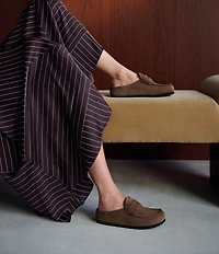 Birkenstock Women's Naples Wrapped 2.0 Suede Clogs