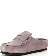 Birkenstock Women's Naples 2.0 Suede Penny Keeper Clogs