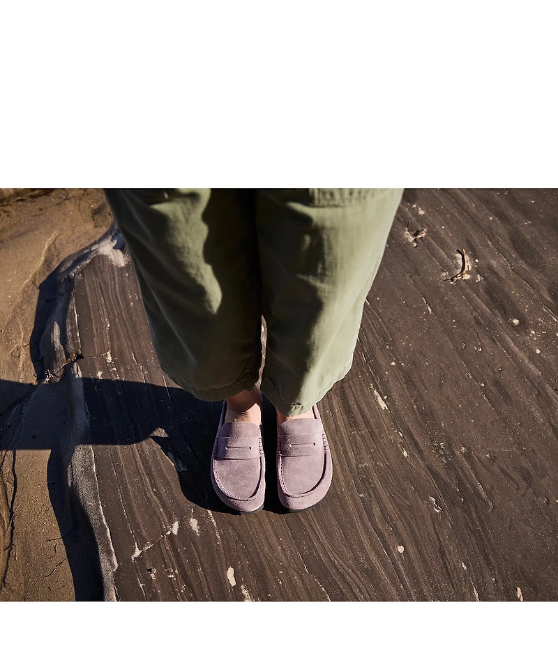 Birkenstock Women's Naples 2.0 Suede Penny Keeper Clogs