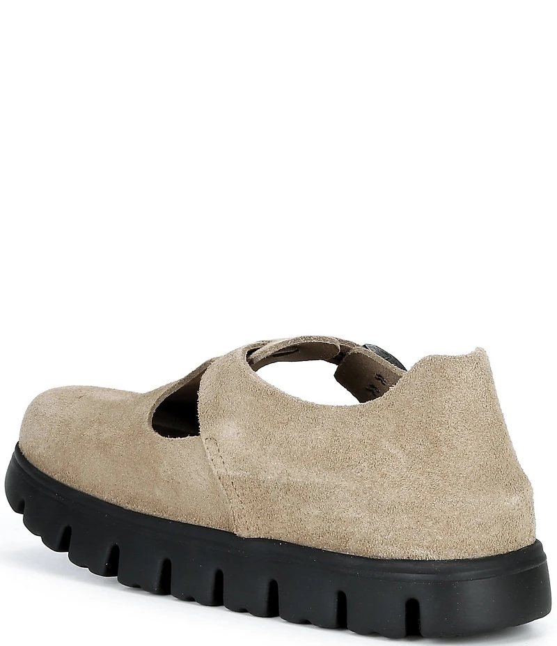 Birkenstock Women's Paris Chunky Suede Mary Jane Shoes