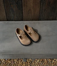 Birkenstock Women's Paris Chunky Suede Mary Jane Shoes