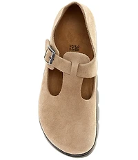 Birkenstock Women's Paris Chunky Suede Mary Jane Shoes
