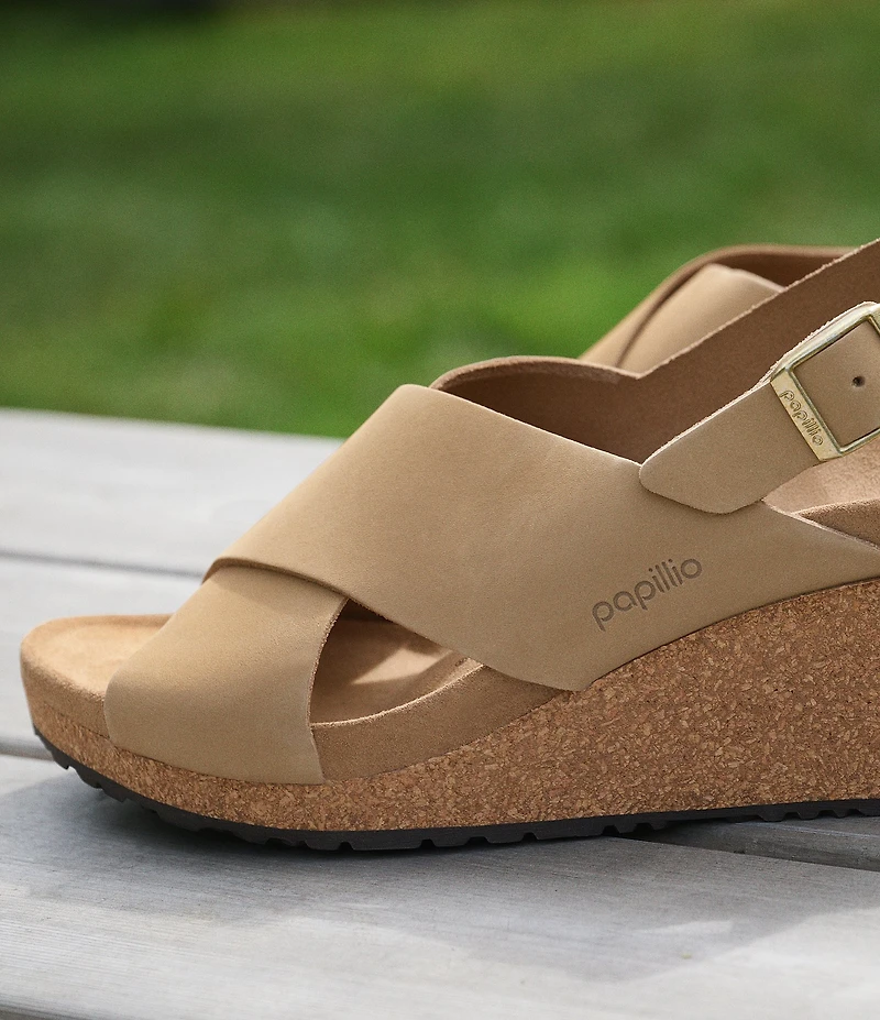 Birkenstock Women's Samira Nubuck Wedge Sandals