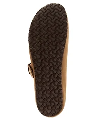 Birkenstock Women's Santa Clarita Nubuck Leather Mary Jane Flats