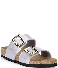 Birkenstock Women's Sydney Luxe Buckle Hardware Slide Sandals