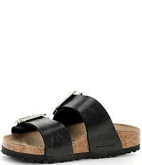 Birkenstock Women's Sydney Luxe Buckle Hardware Slide Sandals