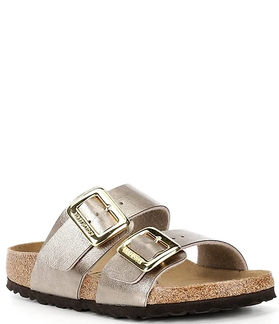 Birkenstock Women's Sydney Luxe Buckle Hardware Slide Sandals